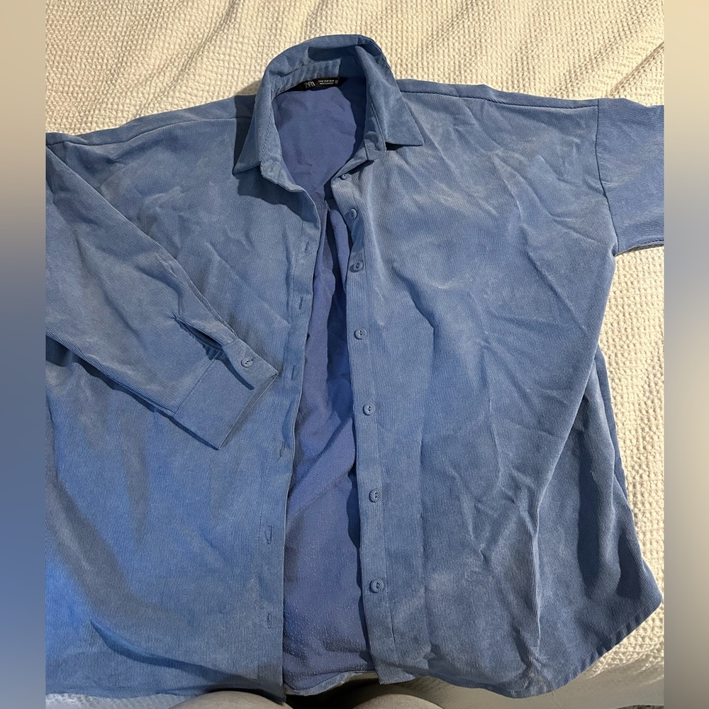 Zara button down over shirt